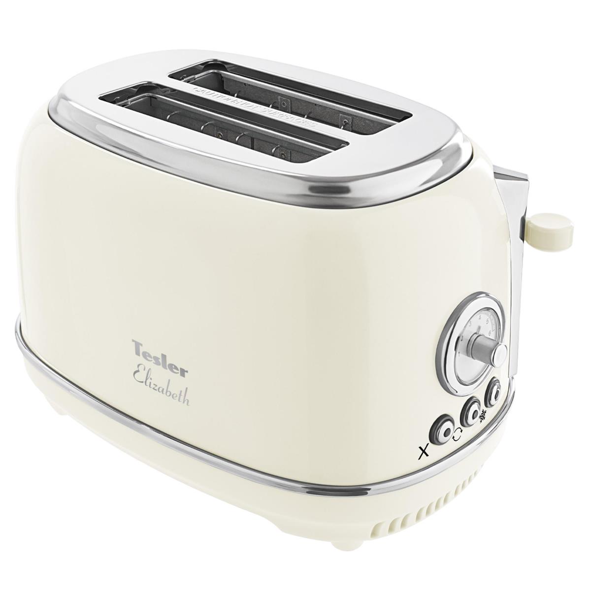 Изображение Тостер Tesler TT-245 BEIGE (815 Вт  бежевый)