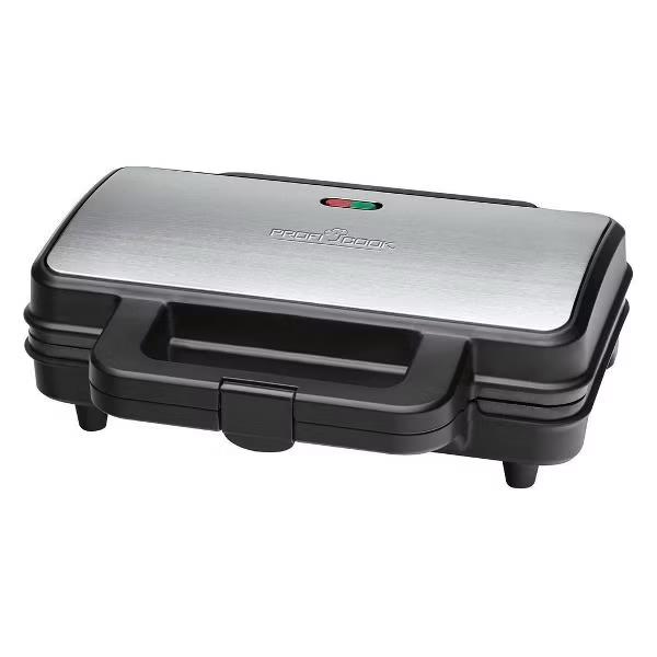 Изображение Сэндвичница PROFI COOK PC-ST 1092 (900 Вт //серебристый, черный)