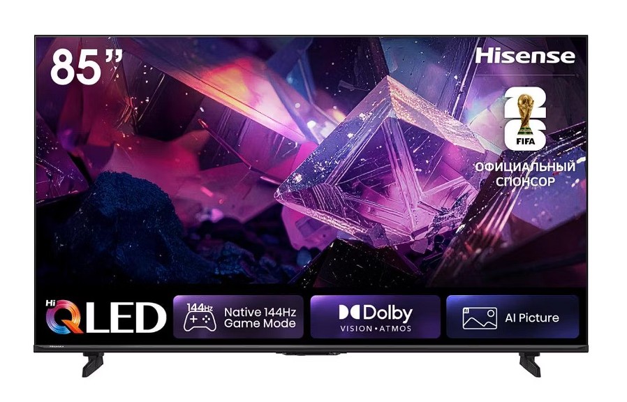 Изображение Телевизор Hisense 85E7S PRO 85" HDR, 4K Ultra HD Smart TV серый