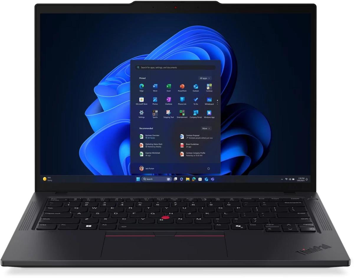 Изображение Ноутбук Lenovo ThinkPad T14 Gen 6 (Intel 226V 2100 МГц/ SSD 512 ГБ  /RAM 16 ГБ/ 14" 1920x1200/VGA встроенная/ Windows 11 Pro) (21QG0053GQ)