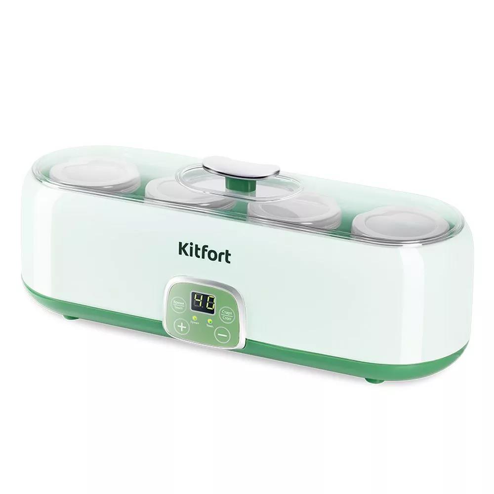 Изображение Йогуртница Kitfort КТ-6039 20Вт 8б. упр.: электрон. (зеленый)