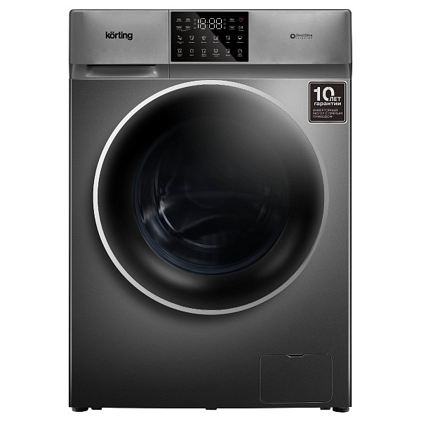 Изображение Стиральная машина Korting KWD 60DV107 Gr, серый (фронтальная, 10 кг, 1200 об/мин )
