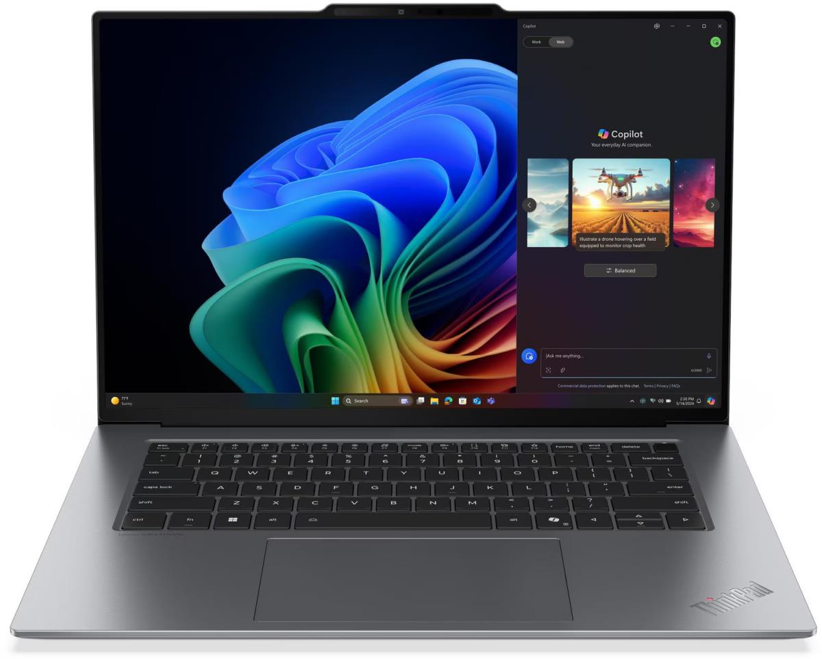 Изображение Ноутбук Lenovo ThinkPad X9-15 Gen 1 Aura Edition (Intel 258V 2200 МГц/ SSD 512 ГБ  /RAM 32 ГБ/ 15.3" 2880x1800/VGA встроенная/ Windows 11 Pro) (21Q6006RUS)