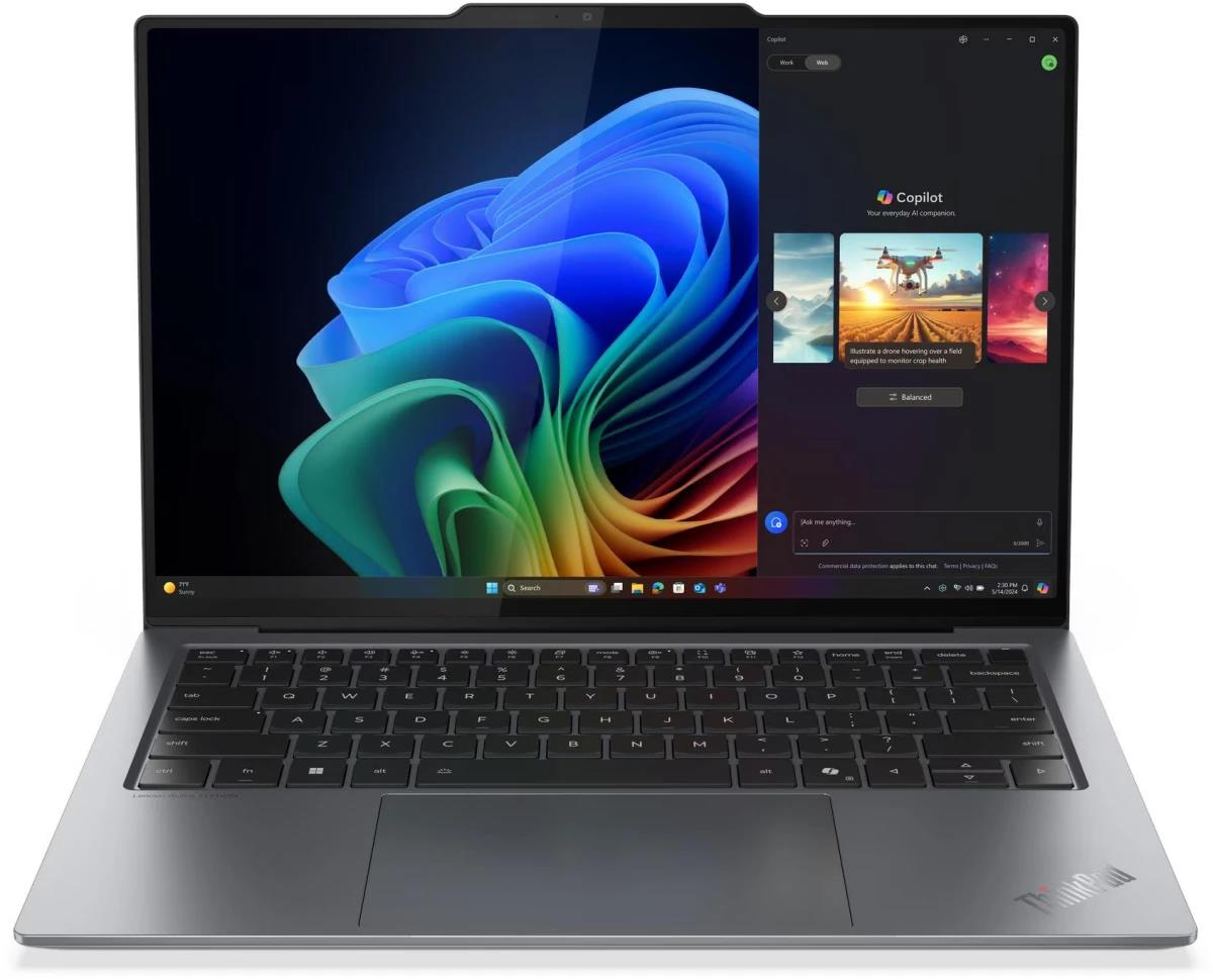 Изображение Ноутбук Lenovo ThinkPad X9-14 Gen 1 Aura Edition (Intel 258V 2200 МГц/ SSD 1024 ГБ  /RAM 32 ГБ/ 14" 1920x1200/VGA встроенная/ Windows 11 Pro) (21QA0004US)