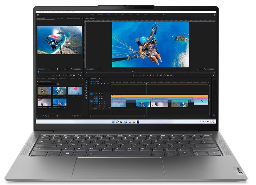 Изображение Ноутбук Lenovo Yoga Slim 6 14IRH8 (Intel 13700H 2400 МГц/ SSD 512 ГБ  /RAM 16 ГБ/ 14" 2240x1400/VGA встроенная/ Windows 11 Home) (83E00054RU)
