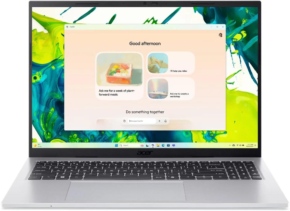 Изображение Ноутбук Acer Aspire Go AG16-71P (Intel 120U 1400 МГц/ SSD 512 ГБ  /RAM 16 ГБ/ 16" 1920x1200/VGA встроенная/ Без ОС) (NX.JT2CD.001)