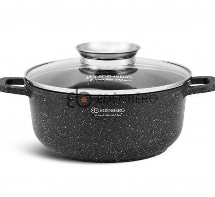 Изображение Казан EDENBERG EB-8117 с крышкой, 22см алюминий 3,6 л