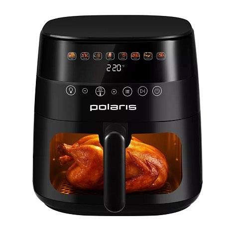 Изображение Аэрогриль Polaris PAF 8003W WIFI IQ HOME черный (1800 Вт /7,5 л )