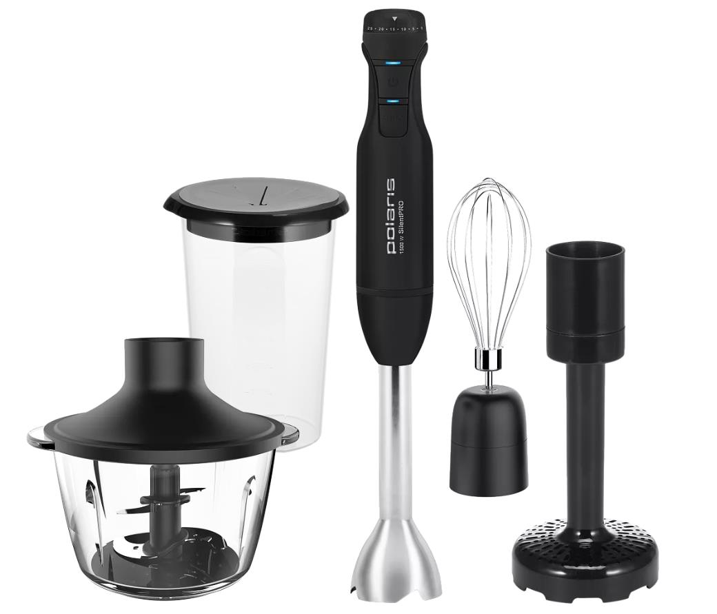 Изображение Блендер Polaris PHB 1517GL (погружной/1500 Вт/черный)