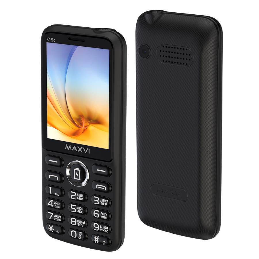 Изображение Мобильный телефон MAXVI K15c,черный