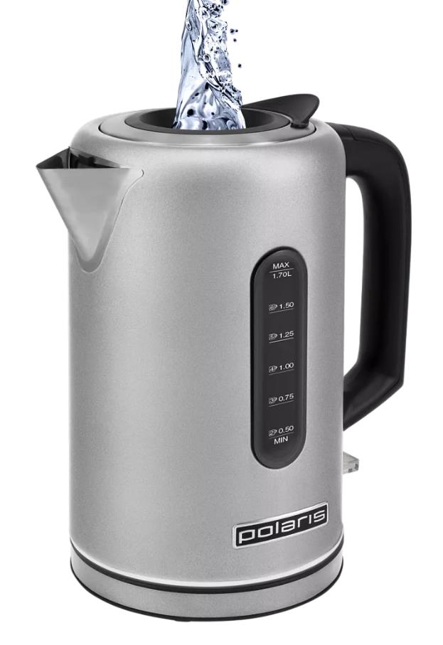 Изображение Электрический чайник Polaris PWK-1729СA  (2200 Вт/1,7 л /нержавеющая сталь/нержавеющая сталь)