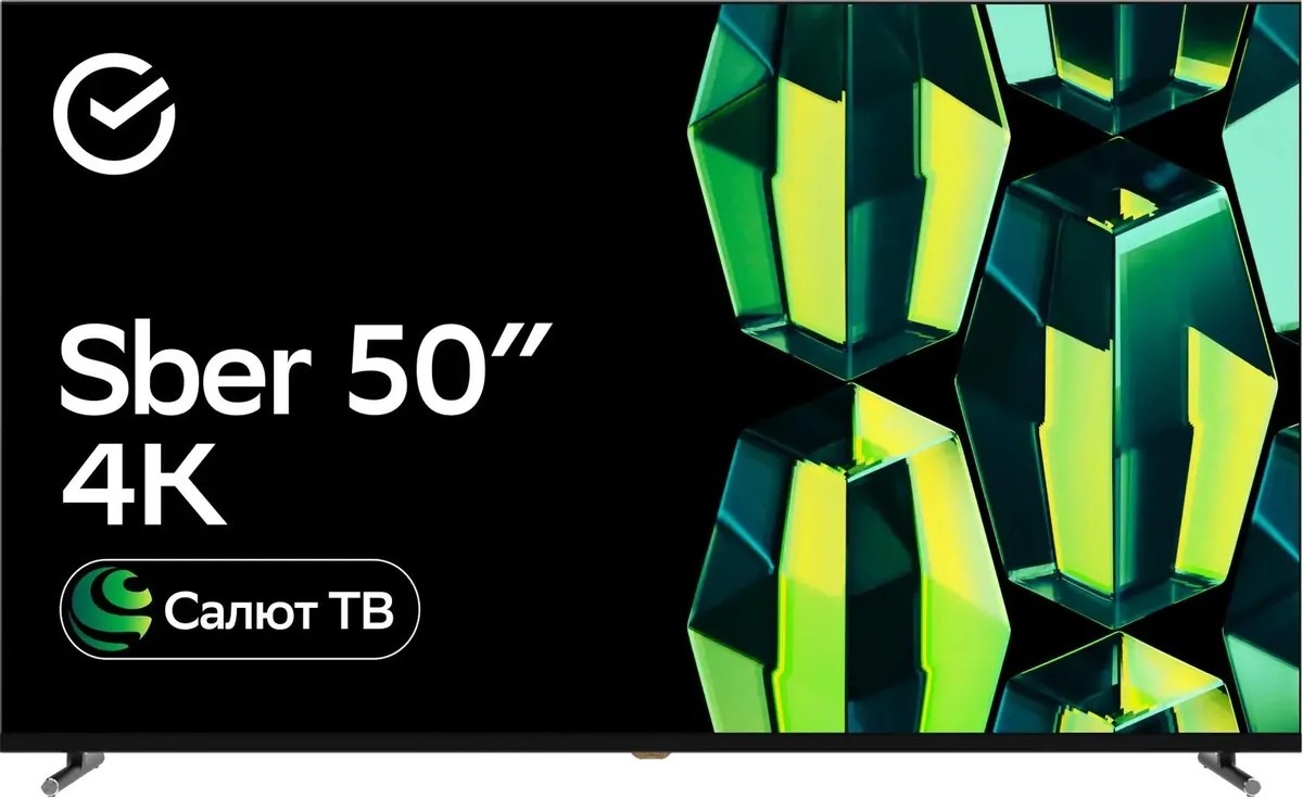 Изображение Телевизор Sber SDX-50U4124 50" 4K Ultra HD Smart TV черный