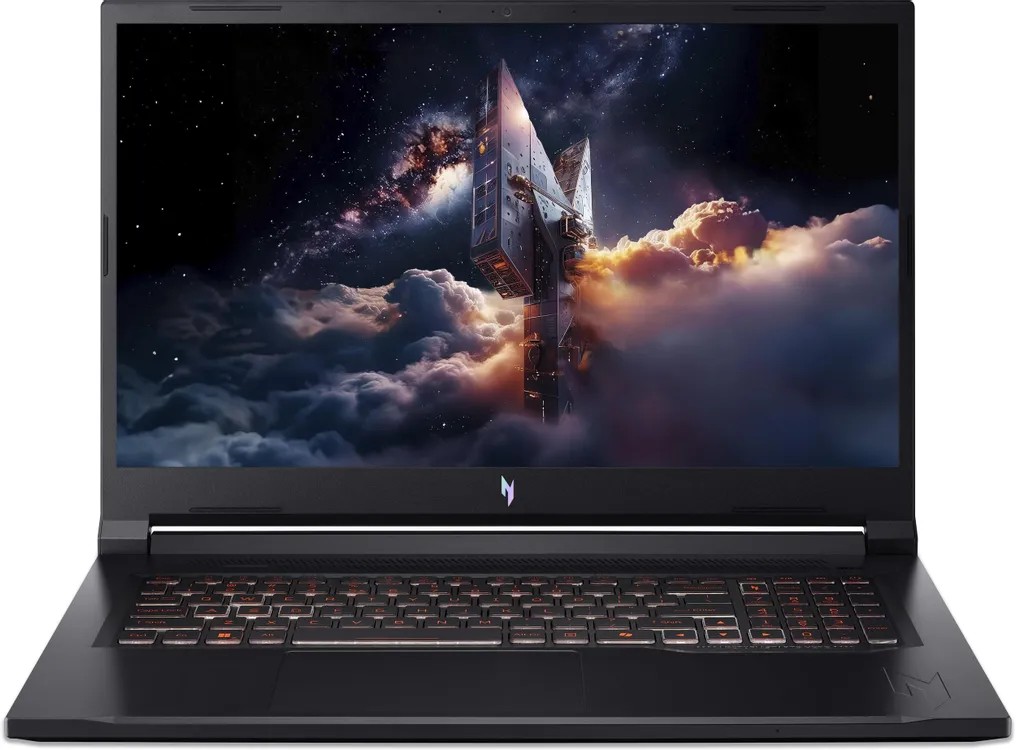 Изображение Ноутбук Acer Nitro V 17 AI ANV17-41-R7RF (AMD 260 3800 МГц/ SSD 1024 ГБ  /RAM 16 ГБ/ 17.3" 1920x1080/VGA дискретная/ Без ОС) (NH.QYTCD.004)