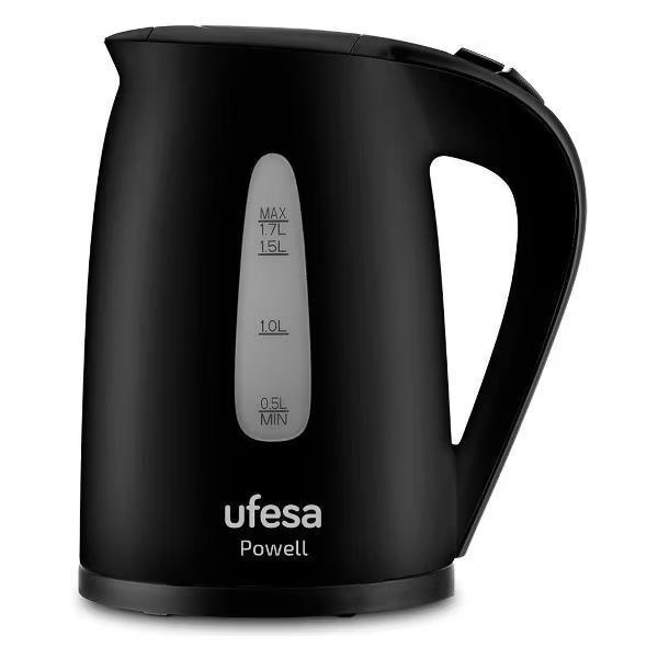 Изображение Электрический чайник Ufesa Black Powell (2200 Вт/1,7 л /пластик/черный)