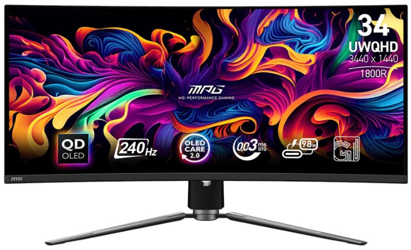 Изображение Монитор MSI MPG 341CQPX QD-OLED (34,18 "/3440x1440/QD-OLED)