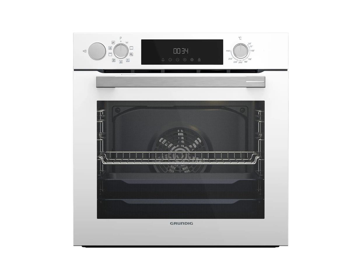 Изображение Духовой шкаф Grundig GEBM12300WSA (72 л , белый)