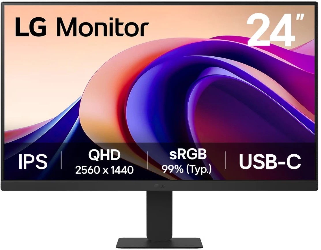 Изображение Монитор LG 24U631A-B (23,8 "/2560x1440/TFT IPS)