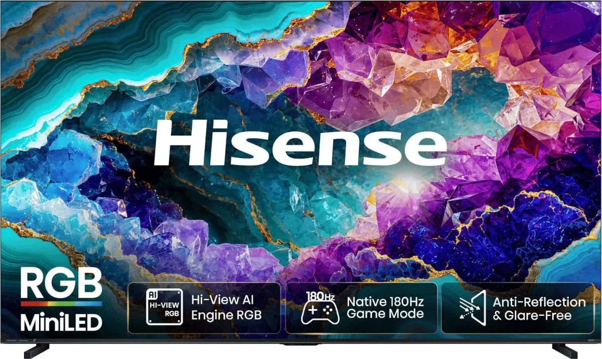 Изображение Телевизор Hisense 100UR8S 100'' HDR, 4K Ultra HD Smart TV черный