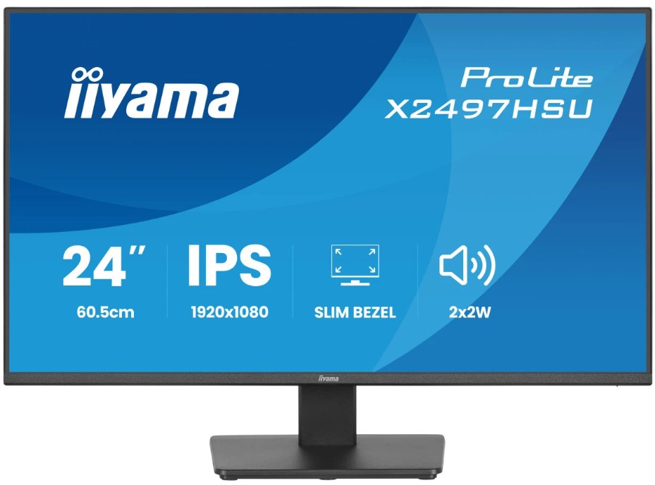 Изображение Монитор Iiyama ProLite X2497HSU-B1 (23,8 "/1920x1080/TFT IPS)