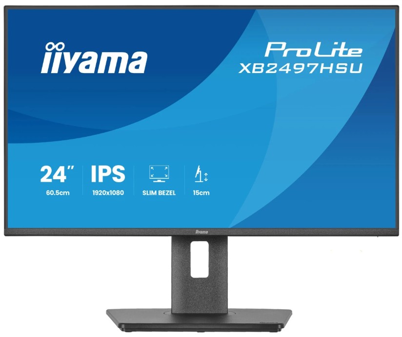 Изображение Монитор Iiyama ProLite XB2497HSU-B1 (23,8 "/1920x1080/TFT IPS)