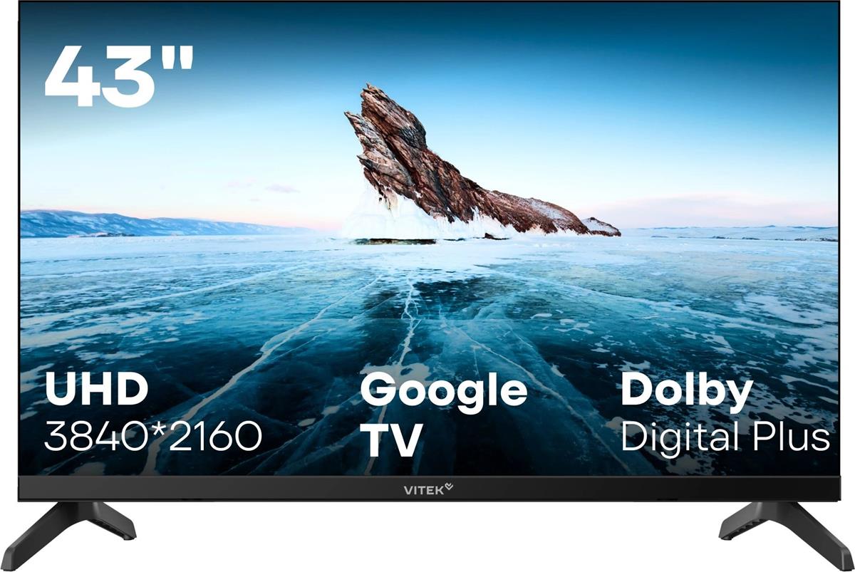 Изображение Телевизор VITEK VT-43UBS410 43" 4K Ultra HD Smart TV черный