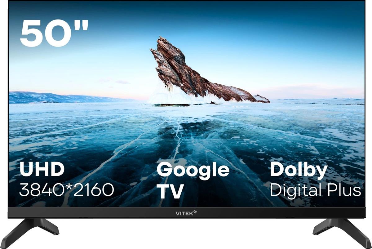 Изображение Телевизор VITEK VT-50UBS410 50" 4K Ultra HD Smart TV черный
