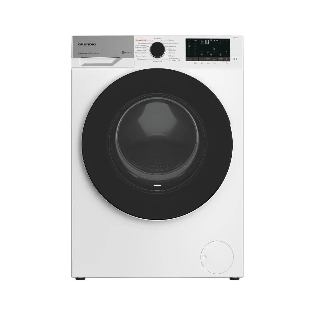 Изображение Стиральная машина Grundig GD7P57H41, белый (фронтальная, 7,5 кг, 1400 об/мин )